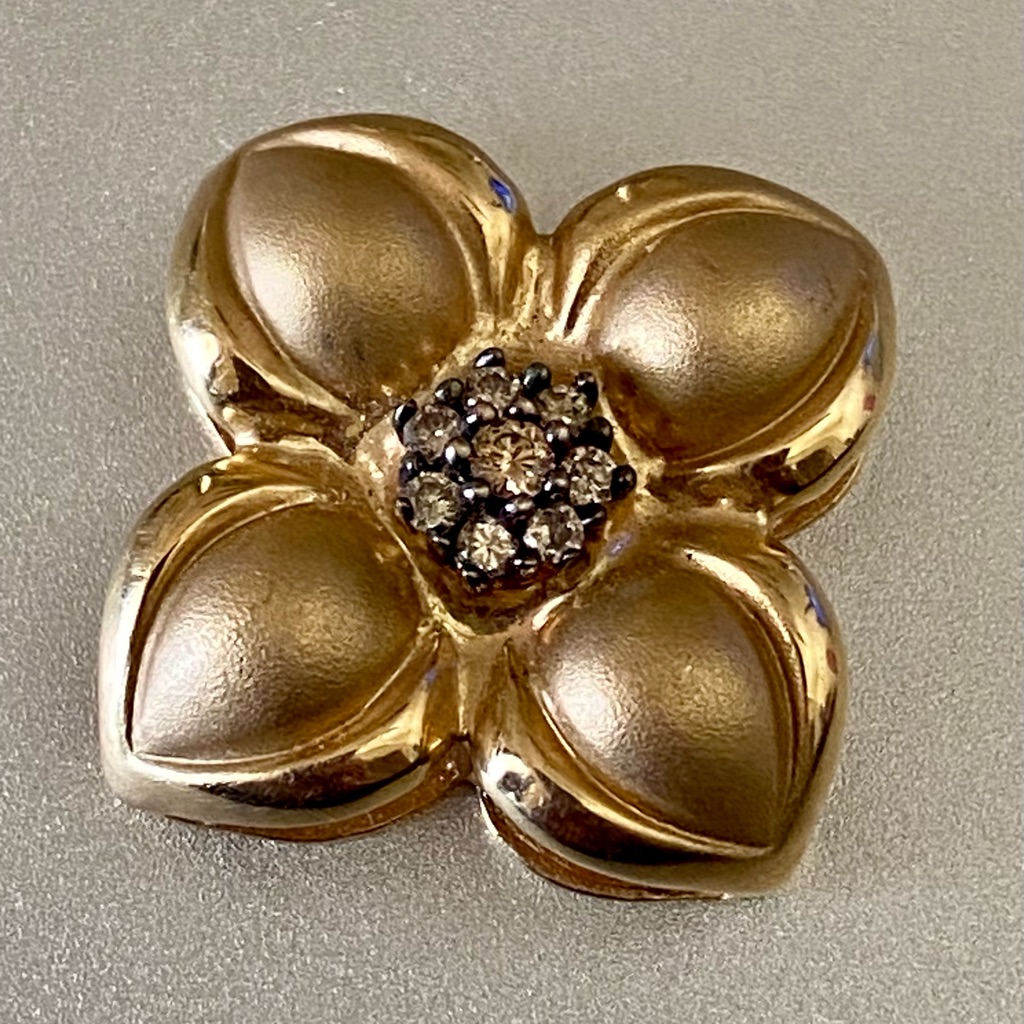 14k Solid Gold Diamond Enhancer